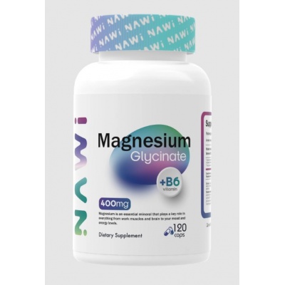  NAWI Magnesium Glycinate + B6 400  120 